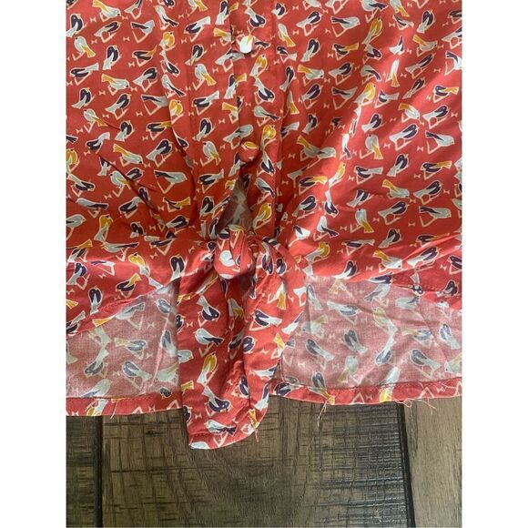 Beach Lunch Lounge tie front top woman’s size XS - Picture 3 of 7